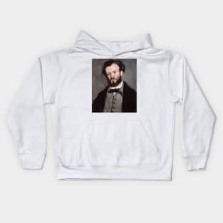 Portrait of Anthony Valabregue by Paul Cezanne Kids Hoodie